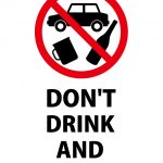 英語の飲酒運転禁止の注意貼り紙テンプレート
