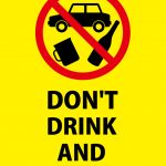 英語の飲酒運転禁止の注意貼り紙テンプレート