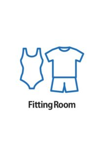 Fitting Roomの案内貼り紙テンプレート