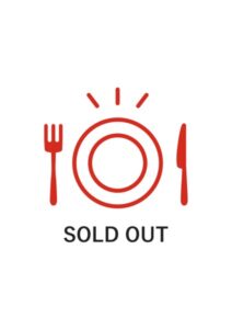 SOLD OUTの注意貼り紙テンプレート