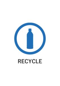 RECYCLEの案内貼り紙テンプレート