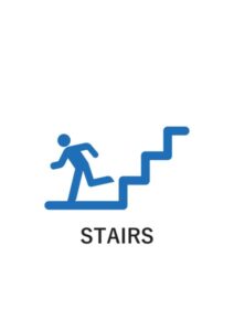 STAIRSの案内貼り紙テンプレート