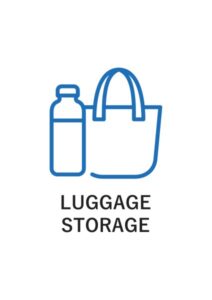 LUGGAGE STORAGEの案内貼り紙テンプレート