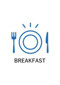 BREAKFASTの案内貼り紙テンプレート