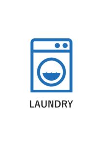 LAUNDRYの案内貼り紙テンプレート