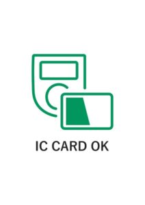 IC CARD OKの案内貼り紙テンプレート