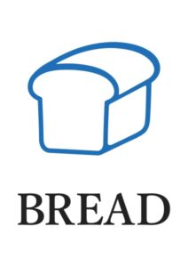 BREADの案内貼り紙テンプレート