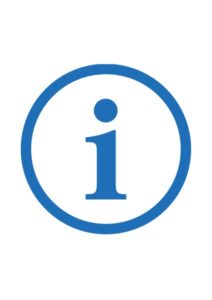 インフォメーションの案内貼り紙テンプレート