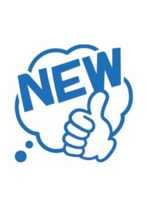 NEWの案内貼り紙テンプレート