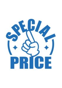 Special(Price)の案内貼り紙テンプレート