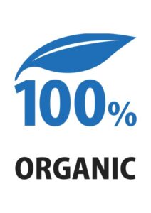 ORGANIC(100%)の案内貼り紙テンプレート